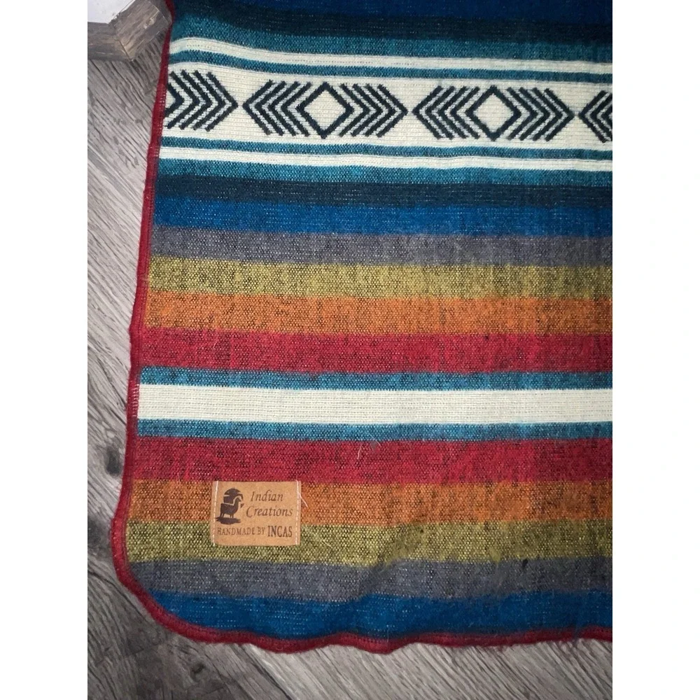 Alpaca (80%) Blanket By Indian Creations By Incas XLarge 75